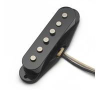 Hellery 3 Pezzi Set Pickup Stile Texas Blues Avvolgimento a Mano Pickup Single Coil SSS Installazione Facile Accessorio Musicale per Chitarristi, Live, Pickup Centrale Nero