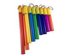 Hellery 8 Pezzi Tubo Ritmico per Bambini Strumento Didattico Percussivo Tubi a Note Diatonica Plastica Adatto per Pratica di Intonazione Animazione Scolastica Gioco Sensoriale
