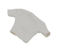 Hellery Abiti per Action Figure in 1:6, Accessori per Bambole, Maglietta Corta, Abito Femminile alla Moda per Figure Femminili da 30 Cm (12 Pollici), Bianco