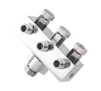 Hellery Accessori per Adattatore per Aerografo, Portatile, Robusto, Professionale, per Compressori D' per Pittura, Adattatore Splitter per Tubo, 1 in 3 Out