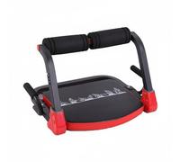 Hellery Addominale Addominali Pieghevole Attrezzo Addominali Core con Base Ammortizzata E Appoggi Ergonomici Antiscivolo Adatta per Routine Casa Programmi Giornalieri, Rosso, Rosso