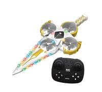 Hellery Aerei Telecomandati con Controllo Gestuale, Oscillazione E Spada : Aerei RC per Ragazzi, Ragazze E Adulti per Tutto L'Anno, Oro