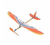 Hellery Aereo Planante in Schiuma a Elastico Aereo a Propulsione Manuale Aquilone a Mano Modello Volo con Kit Senza Attrezzi Apprendimento Aerodinamico, 218 Little Bird