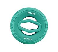 Hellery Attrezzo per Esercizi di Presa, Rinforzante per La Presa Manuale, con Anello di Presa per Dita E Avambraccio, in Silicone, Adatto per L'uso, Verde da 10 a 20 kg