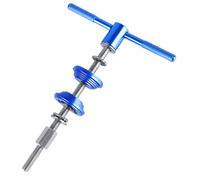 Hellery Attrezzo per Movimento Centrale Pressa per Serie Sterzo Estrattore di Calotte Utensile per Cuscinetti con Cuscinetti a Sfera Protettivi Adatto, Blu