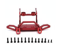 Hellery Auto Elettrica Parafango Anteriore Protezione Telaio Scocca Anteriore in Alluminio 6061 Lavorazione CNC per RC 1/12 H12Y H12Y Plus Adatta a Roccia, Red