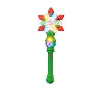 Hellery Bacchetta Magica a Forma di per Bambini, Giocattolo Da Principessa Ideale per Regali Stagionali, Verde