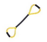 Hellery Bande Elastiche per con Maniglie, Elastici per Allenamento di Karate, Corde per Esercizi di Trazione per, Espansore per Pettorali, Giallo 15 libbre