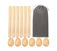 Hellery Bastoncini per in legno Strumento per l'apprendimento della musica Illuminazione musicale Superficie liscia Strumento per l'educazione musicale, Style C