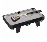 Hellery Biliardo per Bambini Tavolo da Biliardo Gioco da Tavolo Set Stecche Palline Mini Tavolo con Telaio Robusto E Montaggio Semplice Adatto a Appartamento, 62 CM