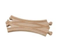 Hellery Binari per Trenini in Legno, Blocchi da Assemblare, Veicoli, Accessori Giocattolo, Scambi, Accessori per Binari Ferroviari per Bambini E Bambine, 17,8 cm x 7,3 cm x 1,2 cm