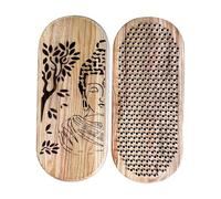 Hellery Board Nail Board Facile da Trasportare Premium Gift Agopressione Home Gym Versatile Foot Massage Board