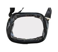 Hellery Borsa a Tracolla Trasparente, Casual E Alla Moda, per Uscire, Fare Shopping O Andare, Nero