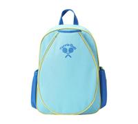 Hellery Borsa da Tennis con Spazio per Racchette, Rastrelliera per Squash E Palline da Pickleball, Blu