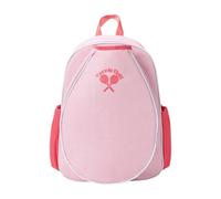 Hellery Borsa da Tennis con Spazio per Racchette, Rastrelliera per Squash E Palline da Pickleball, Rosa
