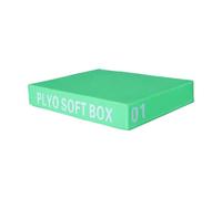 Hellery Box Pliometrico per, Step Up Box in Schiuma, Facile da Pulire, Allenamento per Saltare, MMA, Fitness, Allenamento Fisico per Adulti, Verde Alto 15 cm