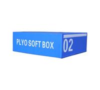 Hellery Box Pliometrico per, Step Up Box in Schiuma, Facile da Pulire, Allenamento per Saltare, MMA, Fitness, Allenamento Fisico per Adulti, Blu Alto 30 cm