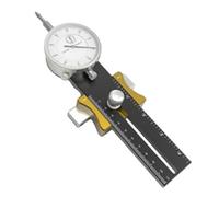 Hellery Calibratore Parallelo per da Banco Misuratore con Indicatore Righello di Allineamento Strumento di Verifica Slitta di Scorrimento in Alluminio Adatto per Settaggio Rapido Falegnami Officine