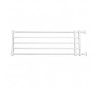 Hellery Cancelletto di senza Basso Profilo per Porte Interne, Appartamenti, Bianco, Largh.39-60cm