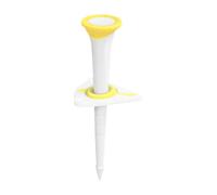 Hellery Carrello da Golf Riutilizzabile E Regolabile per Una Maggiore Stabilità. Attrezzatura da Golf per Principianti. Ideale per Allenarsi All'aperto, Giallo