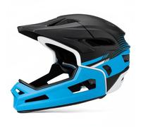 Hellery Casco da Bicicletta Modulare Funzione Convertibile Protezione Avanzata di Ventilazione Casco da Ciclismo Leggero Adatto per Escursioni Andare in Montagna Allenamenti Uso Quotidiano, Blu+Nero