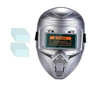 Hellery Casco Multifunzionale con Ampio Campo Visivo, Protezione Dagli Schizzi, Professionale E Affidabile, con Visiera Ribaltabile, E 20 Pellicole Protettive