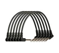 Hellery Cavo per Chitarra Cavo di Collegamento Angolo Retto Da 1/4 Cavi per Pedali per Effetti per Chitarra Elettrica per Sistemi di Altoparlanti Pedali, 6 Pezzi