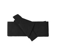 Hellery Cintura Kimono Obi da Uomo, Facile da Indossare, in Poliestere, 300 cm, Morbida, Tradizionale, Nero