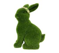 Hellery Collezione di Ornamenti da Tavolo con Statuette: Figura Decorativa Creativa di Coniglio per Balcone, Interni, Esterni, Soggiorno O Scrivania, Accovacciarsi