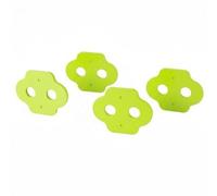 Hellery Confezione da 6 Spessori/Cunei Distanziatori per Tacchette di Scarpe da Ciclismo con Regolazione Fine per La Lunghezza della Gamba, Impilabili da 1 Mm, 3 Pezzi