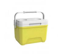 Hellery Contenitore Termico in Plastica Maniglia Integrata Frigo Termico Rigido Bicolore Box Frigo Portatile per Picnic, Giallo, 6L