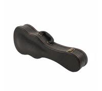 Hellery Custodia per Ukulele Custodia Rigida Custodia Protettiva Custodia per Strumento Musicale con Telaio in Legno Rivestimento in Pelle Pu Imbottitura, 26 Pollici, Coccodrillo Nero