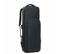 Hellery Custodia Strumento a Fiato Elettronico Borsa Doppia Zaino Sacca Strumentale Copertura Imbottita Valigia Trasporto in Nylon E Poliestere Adatta a, Array, Nero