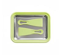 Hellery Diy Ice Maker Strumento Dessert Freddo Rotolo Alluminio Pannello Preparazione Yogurt Sorbetti Adatta Bambini Adulti Feste Casa, Verde