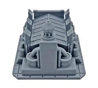 Hellery Elementi Scenici in Miniatura Non Dipinti per Costruzioni, Ideali per Giochi da Tavolo per Bambini.