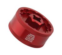 Hellery Estrattore per Movimento Centrale della Bicicletta, Chiave Inglese, Facile Installazione, Calotta del Movimento Centrale in Lega di Alluminio per BBR6, Rosso