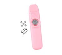 Hellery Flauto Kazoo con 5 Membrane di Ricambio E Tracolla, Compatto, Altezza Regolabile, per Amanti Della Musica, Spettacoli, rosa