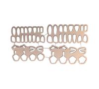 Hellery Fustelle per Argilla, Strumenti per La Lavorazione Dell'argilla, in Metallo, Riutilizzabili, per Vetrine E Collezionisti di Oggetti Artigianali, per Viso Da 4.5 Cm