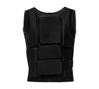 Hellery Gilet Protettivo per Il Petto da Karate, Equipaggiamento Leggero, Protezione, Protezione per Le Costole, per Sparring, Allenamento, Lotta, Colpi Pesan, M 43cmx52cm