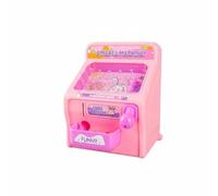 Hellery Gioco Biglie Bambini Gioco da Tavolo Lancia Biglie Mini Pinball con Luci Suoni Materiale Plastica Resistente Adatto per Regalo Feste Intrattenimento Domestico, Rosa con Coniglio