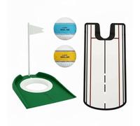 Hellery Golf Putting Specchio Putt Tazza Bersaglio Strumento Pratica Portatile per Impostazione Ripetibile Controllo Distanza Fiducia Adatto per Casa Tappeto Interni