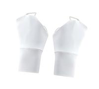 Hellery Guanti Estivi con Protezione Solare, Elastici E Portatili, Guanti Corti Senza Dita per Donna, per Picnic All'aperto, Bianco