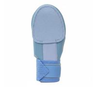 Hellery Guanto da Scivolata Baseball con Chiusura Regolabile Rinforzo in Plastica Supporto Polso Realizzato in Neoprene Nylon, Azzurro, Mano Sinistra Con Foglio Di Alluminio