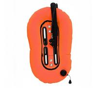 Hellery Immersione in Nylon Compensatore di Galleggiamento Donut Universale per Backmount Morbida E Fessure Quadrate con Tubo a Bassa Pressione Adatta per, Arancione Fluorescente