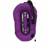 Hellery Immersione in Nylon Compensatore di Galleggiamento Donut Universale per Backmount Morbida E Fessure Quadrate con Tubo a Bassa Pressione Adatta per, Viola