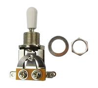 Hellery Interruttore a Levetta a 3 Posizioni per Chitarre Elettriche, Versatile, Leggero, Accessorio per Strumenti Musicali, per Uomini E Donne, Dado esagonale bianco