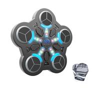 Hellery Macchina da Boxe Musicale Pannello Elettronico Sacco da Pugilato Intelligente Dispositivo di Allenamento Pad per Arti Marziali con Effetti Sonori, 5 Obiettivo