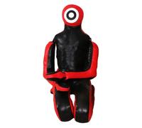 Hellery Manichino da Allenamento, Vuoto, Professionale, Pratico, Versatile, Utilizzabile Come Sacco da Boxe per Judo E Boxe, Rosso Nero