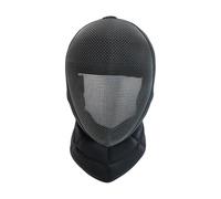 Hellery Maschera Scherma Protettiva Casco Epee Copertura Facciale Accessorio Sportivo Traspirante Realizzata in Metallo Anticolpo Stabproof E Resistente Adatt, XS