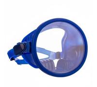 Hellery Maschera Subacquea Panoramica Cinturino Regolabile Maschera Subacquea con Vetro Temperato Impermeabile Equipaggiamento Subacqueo per Nuoto, Mare , Blu